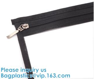 Custom Clear Zipper Pvc k Pencil Bag,Zipper Pvc Waterproof Tote Beach Bag,PVC Mesh Bag PVC Zipper Bag supplier