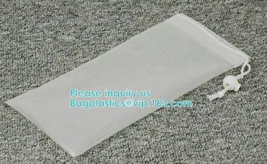 Custom Cosmetic Drawstring EVA Pouch Reusable Bag Cosmetic Pouch Recycled Makeup White EVE Flute Pouches supplier