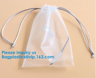 Custom Cosmetic Drawstring EVA Pouch Reusable Bag Cosmetic Pouch Recycled Makeup White EVE Flute Pouches supplier