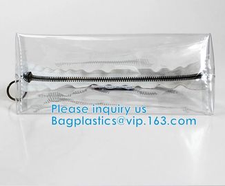 Slider Zipper Pvc Pouch Clear Vinyl Pvc EVA Swimwear Packaging Bikini Swimwear Bag Zipper Storage Bag supplier