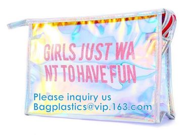 Boidegradable Makeup Cosmetic Bag Packaging Custom Printed Oxo Bottom Seal Eco Friendly Frosted EVA Swimwear Bikini Bag supplier