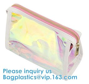Boidegradable Makeup Cosmetic Bag Packaging Custom Printed Oxo Bottom Seal Eco Friendly Frosted EVA Swimwear Bikini Bag supplier