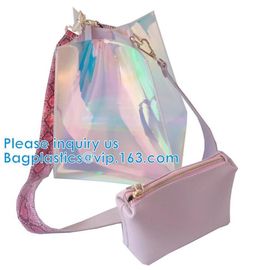 Travel Pouch, Manufacture Clear PVC Zipper Puller Cosmetic Bag,Holographic Travel Pouch Cosmetic Bag Envelope Clutch Bag supplier