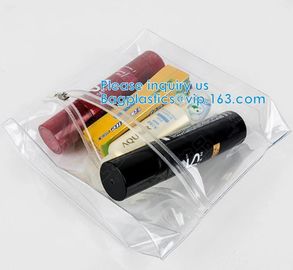 Hologram PVC Makeup Bag Transparent Laser Cosmetic Bag OEM Supplier, Zipper Cosmetic Bag With Handle Plastic Makeup Bag supplier