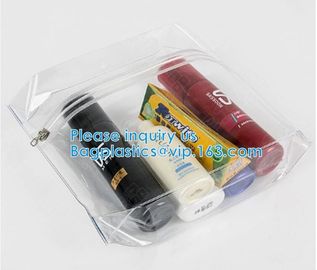 Hologram PVC Makeup Bag Transparent Laser Cosmetic Bag OEM Supplier, Zipper Cosmetic Bag With Handle Plastic Makeup Bag supplier