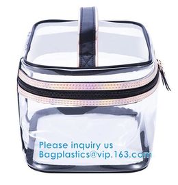 PVC Mini Plastic Cosmetic Bags , Cosmetic Tote Bags Printed Promotional Makeup Bag, Cosmetic bags, swimwearr bag supplier