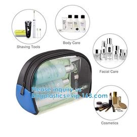 Biodegradable Plastic Zipper Case Zip Lock Frosted Plastic Slider PVC Zipper Packing Bag For Underwear Clothing Cosmetic supplier
