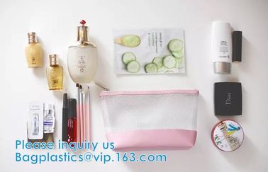 Biodegradable Beach Makeup Cosmetic Bag Vinyl Transparent Clear PVC Zipper Tote Design supplier
