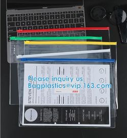 Biodegradable Slider Zipper Vinyl k Bag Slider Zipper Beach Vinyl Toiletry Zipp PVC Snap Closure supplier