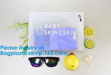 Waterproof eva pouch Zip Lock Custom Clothing Bag LDPE HDPE CPE PPE PVC Plastic Slider Zipper Bag supplier