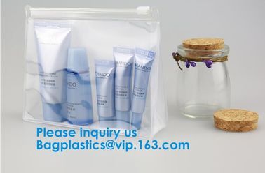 Waterproof eva pouch Zip Lock Custom Clothing Bag LDPE HDPE CPE PPE PVC Plastic Slider Zipper Bag supplier