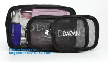 Portable Hanging Waterproof Beauty Makeup Bag Multi Function Travel Mesh Cosmetic Bag, Makeup Bags supplier