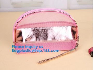 Promotion Mesh Cosmetic Bag 6 Color Makeup Bag New Women's cosmetics Travel cosmetic bag supplier
