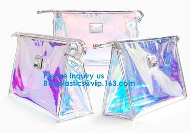 Hologram Makeup Bag Laser Cosmetic Bag,Custom packaging,Fashion tote bag,Toiletry Bag Hologram Laser Lady Travel Cosmeti supplier