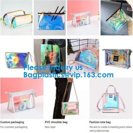 Eco-friendly heat seal frosted PVC /EVA k bag, Custom Waterproof Cosmetic Clear Plastic PVC Zipper Bag With Logo supplier