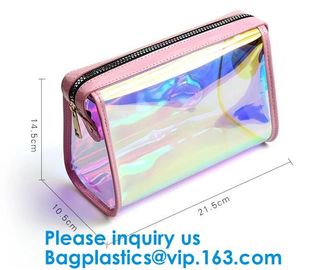 Women PVC Clear Backpack Laser Hologram Shoulder Bags Hologram Zip Lock Bag Pvc Bag Printed Pattern k Bags Hot Sal supplier