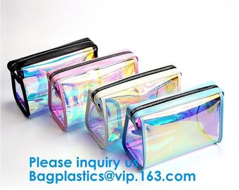 Women PVC Clear Backpack Laser Hologram Shoulder Bags Hologram Zip Lock Bag Pvc Bag Printed Pattern k Bags Hot Sal supplier