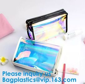 Women PVC Clear Backpack Laser Hologram Shoulder Bags Hologram Zip Lock Bag Pvc Bag Printed Pattern k Bags Hot Sal supplier