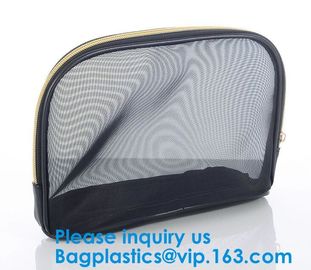 Mesh Cosmetic Bag Promotional 5pc Basics Makeup Bag Set, Mesh Cosmetic Bag Makeup Bags, Makeup Pouch supplier
