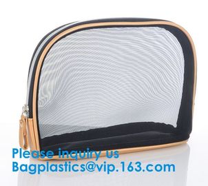 Mesh Cosmetic Bag Promotional 5pc Basics Makeup Bag Set, Mesh Cosmetic Bag Makeup Bags, Makeup Pouch supplier