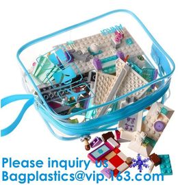 Vinyl Travel Toiletry Cosmetics Wash Pouch Cosmetic Bag Casual Daily Life Travel Vacation Holiday Make Up Bathroom Gym S supplier