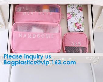 Women Mesh Bag Travel Cosmetic Bag Makeup Case Pouch,Organizer Purse Necessary Mesh Cosmetic Bag Women Make Up Bag Makeu supplier