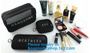 Women Mesh Bag Travel Cosmetic Bag Makeup Case Pouch,Organizer Purse Necessary Mesh Cosmetic Bag Women Make Up Bag Makeu supplier