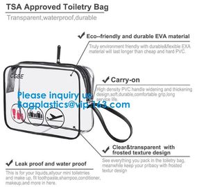Hot 3pcs Clear Cosmetic Toiletry PVC Travel Wash Mak,Organizer Purse Necessary Mesh Cosmetic Bag Women Make Up Bag Makeu supplier