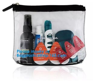 Cosmetic/ Makeup/ Toiletry Clear PVC Travel Wash Bag with handle PVC/EVA/TPU/Tarpaulin/Nylon / Cotton supplier