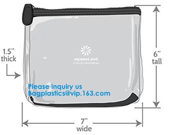 Cosmetic/ Makeup/ Toiletry Clear PVC Travel Wash Bag with handle PVC/EVA/TPU/Tarpaulin/Nylon / Cotton supplier