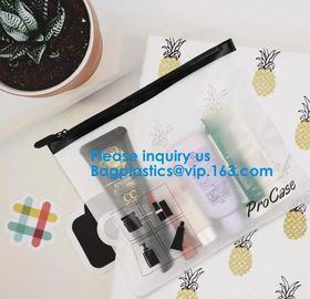 Cosmetic/ Makeup/ Toiletry Customized Beach Zipper Clear PVC Cosmetic Bag Travel Toiletry Wash Bath PVC Cosmetic Bag supplier