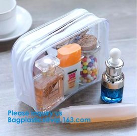 Cosmetic/ Makeup/ Toiletry Beach Zipper Maxfirm JJ.CIMI Cosmetic/ Makeup/ Toiletry Clear PVC Travel Wash Bag with handle supplier