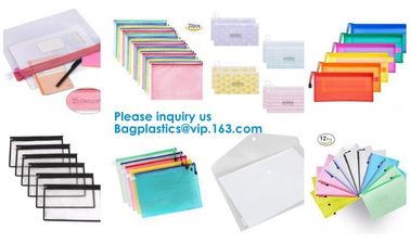 Zipper Bag/File bag/Document bag,PP/ PVC plastic clear file bag with zipperA3 A4 A5,Eco-Friendly, Water Proof/Dust Proof supplier