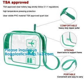 Wallet Women Travel Wash Organizer Pouch,Large Portable Travel Clear PVC Transparent Wash Toiletry Pouch Bag supplier