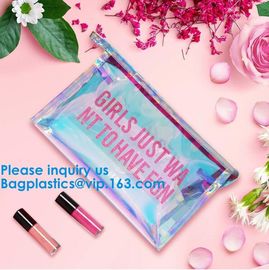 Customize New Fashion Hologram Cosmetic PVC Bag Holographic Makeup Bag Ladies Makeup Bag supplier