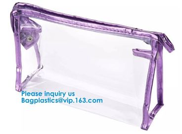 Eco-Friendly Makeup Bag Travel Large Storage Easy Carrying Transparent Women Clear Cosmetic Bag supplier