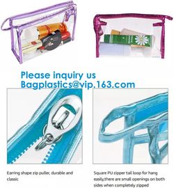 Eco-Friendly Makeup Bag Travel Large Storage Easy Carrying Transparent Women Clear Cosmetic Bag supplier