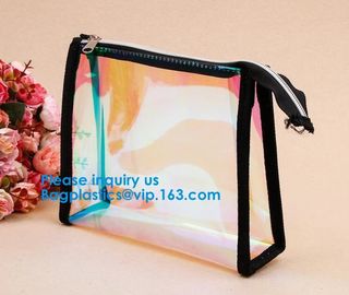 Travel Transparent Exquisite Zippered Handbag PVC Waterproof Toiletry Case Clear PVC Bag Travel Toiletry Bag supplier