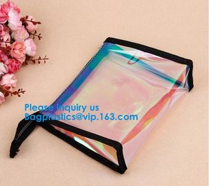 Travel Transparent Exquisite Zippered Handbag PVC Waterproof Toiletry Case Clear PVC Bag Travel Toiletry Bag supplier