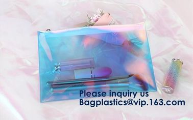 Eva Clear Vinyl Makeup Cosmetic Bag , Cosmetic Travel Bag Promotional Printing,Embroidery,Metal Plate Thermal Transfer supplier