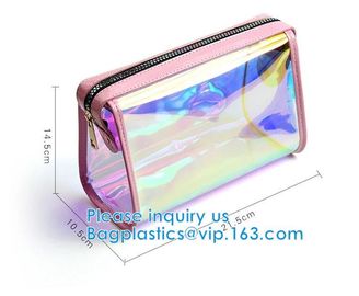 Makeup Cosmetic Bag Underwear Professional Makeup Bag Slider Closure Zip For Tower Clothing Slider Zipper Bag supplier