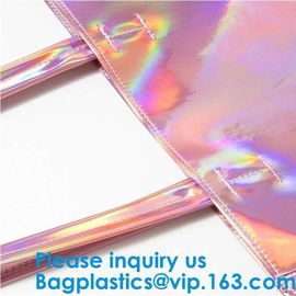 Promotional Custom Waterproof Transparent Pvc Beach Bag Sets Shopping Online Women Hand Bag supplier