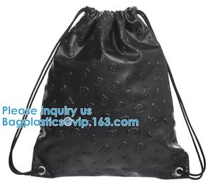 Drawstring Leather Pu Backpack PU Hologram Drawstring Bag,cosmetics, promotion, shopping, supermarkets, gifts, apparel supplier