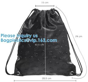 Drawstring Leather Pu Backpack PU Hologram Drawstring Bag,cosmetics, promotion, shopping, supermarkets, gifts, apparel supplier