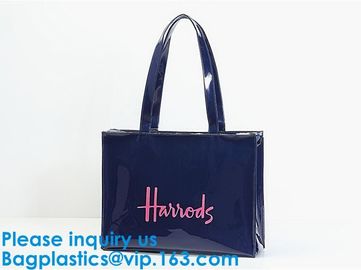 New Fashion PVC Tote Bag Shoulder Handbag Transparent PVC Beach Bag,Handbags Shoulder Tote PVC Beach Bags for women Zipp supplier