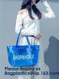 Designer Bag,Lady Fancy Bag,Wholesale PVC Beach Bag,Women Summer Beach Bag Vinyl PVC Tote Handbags Shoulder bags supplier
