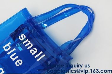 Stylish Waterproof Transparent Clear Tote PVC Beach Bag,Girls Fancy Clear Transparent Pvc Handbag Beach Shoulder Sling supplier