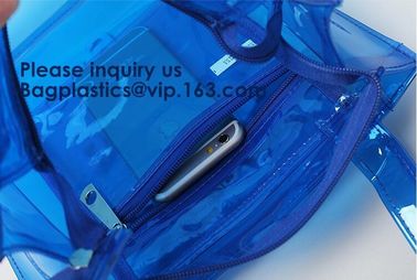 Hologram Tote Bag Laser PVC Shoulder Bag For Women-Lightweight,Laser Summer Beach Handbag supplier
