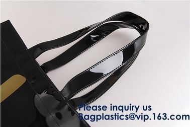 Women Waterproof Handbags Transparent PVC Plastic Pouch Beach Bags,Handle Shoulder Strap Sand Vinyl Tote Clear Pvc Beach supplier
