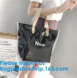Fashion Ladies Rainbow Hologram Laser PVC Handbag Beach Shoulder Bag Shopping Tote Bag For Women supplier